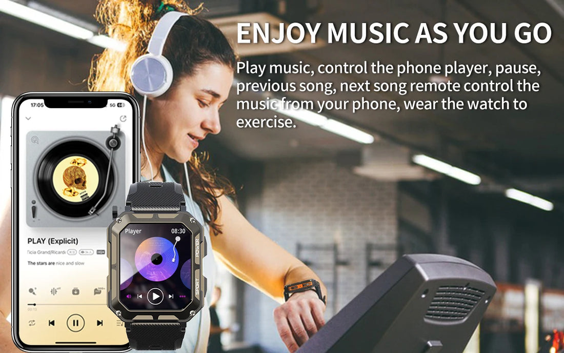 C20 Pro Smartwatch with Voice Assistant & Wireless Call