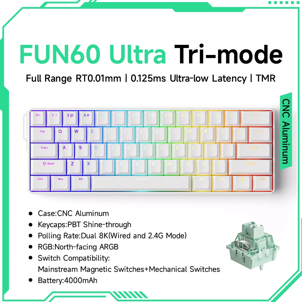 Akko MonsGeek FUN60 60% Mechanical Gaming Keyboard