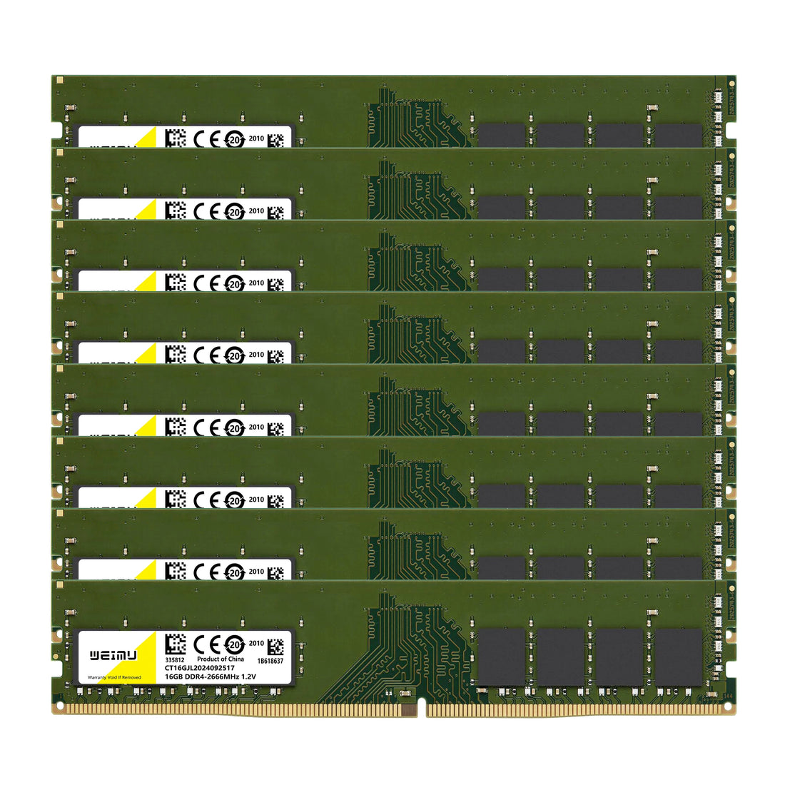 DDR3 & DDR4 Desktop RAM – 4GB/8GB/16GB 240-Pin DIMM