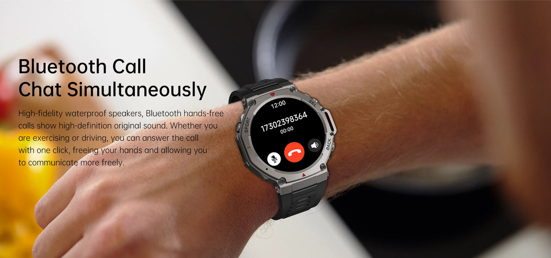 T-Rex 3 Ultra GPS Smartwatch 2025 with Dual-Band GNSS & Compass