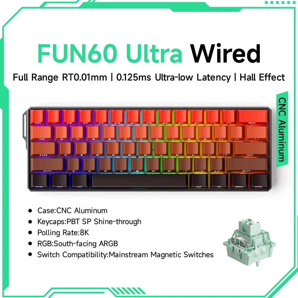 Akko MonsGeek FUN60 60% Mechanical Gaming Keyboard