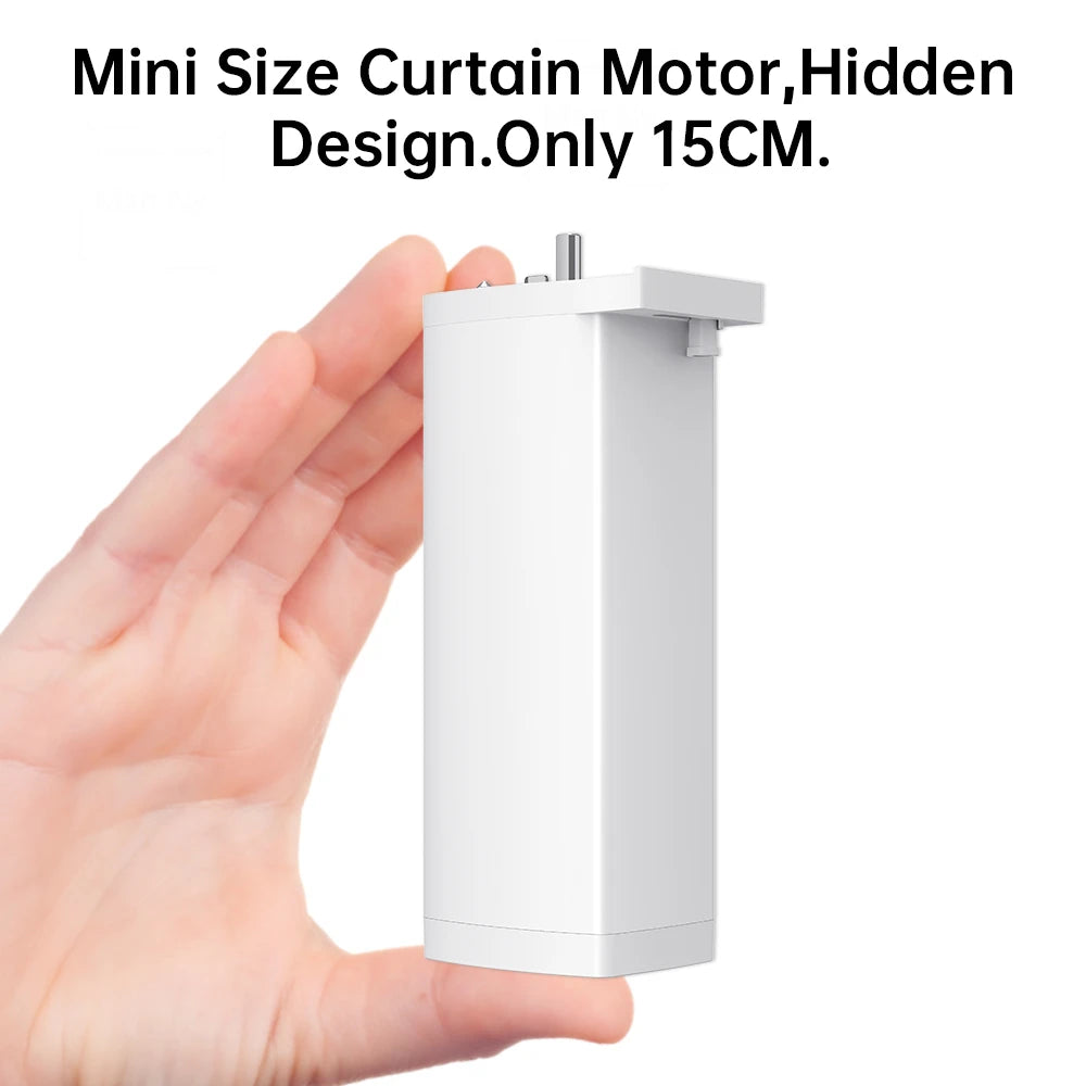 Tuya ZigBee/WiFi Smart Curtain Motor 155mm Silent Electric Shutter
