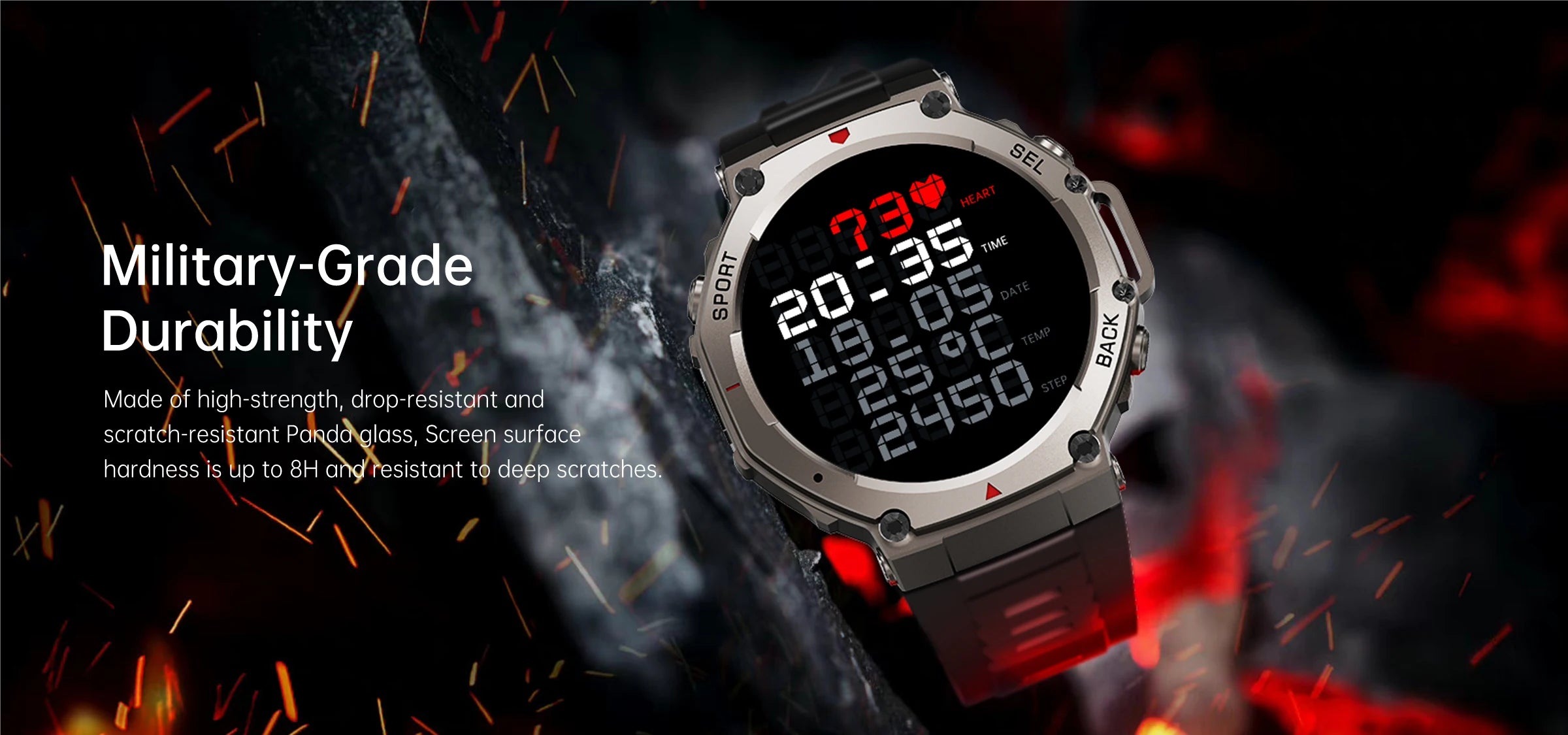 T-Rex 3 Ultra GPS Smartwatch 2025 with Dual-Band GNSS & Compass