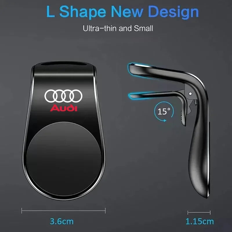 Magnetic Car Phone Holder for Audi A6 A4 S3 S4 Q3 Q5 Q7 Q8 TT