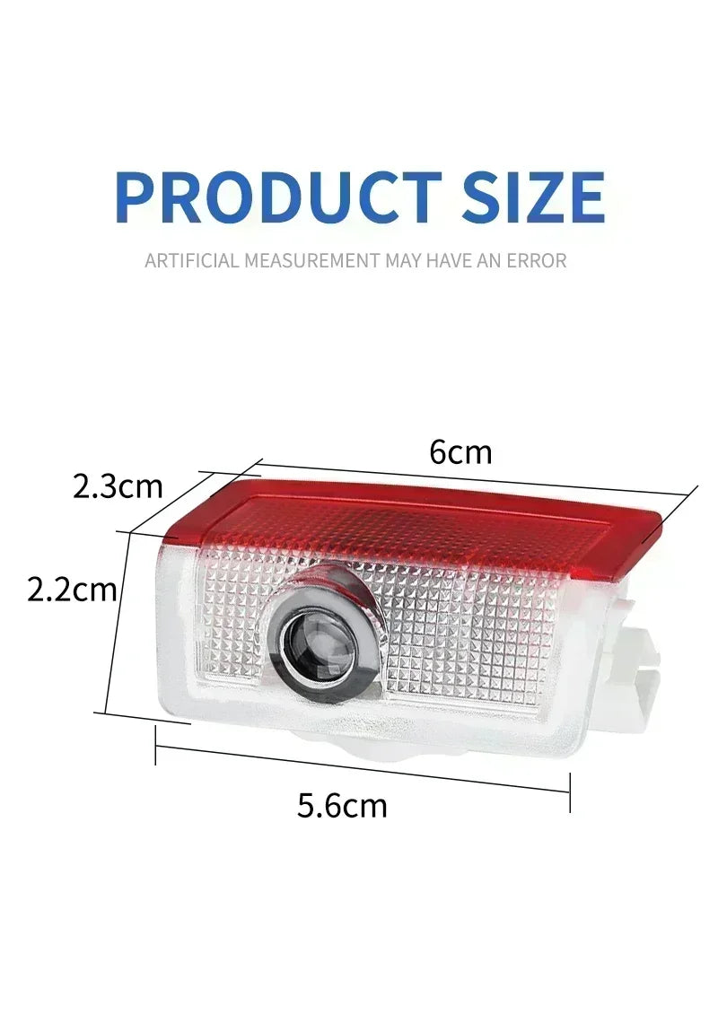 2PCS Car Door Welcome Logo Light for Mercedes Benz