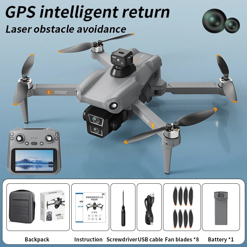 L300 Ultra 4K HD GPS Drone with Obstacle Avoidance & FPV