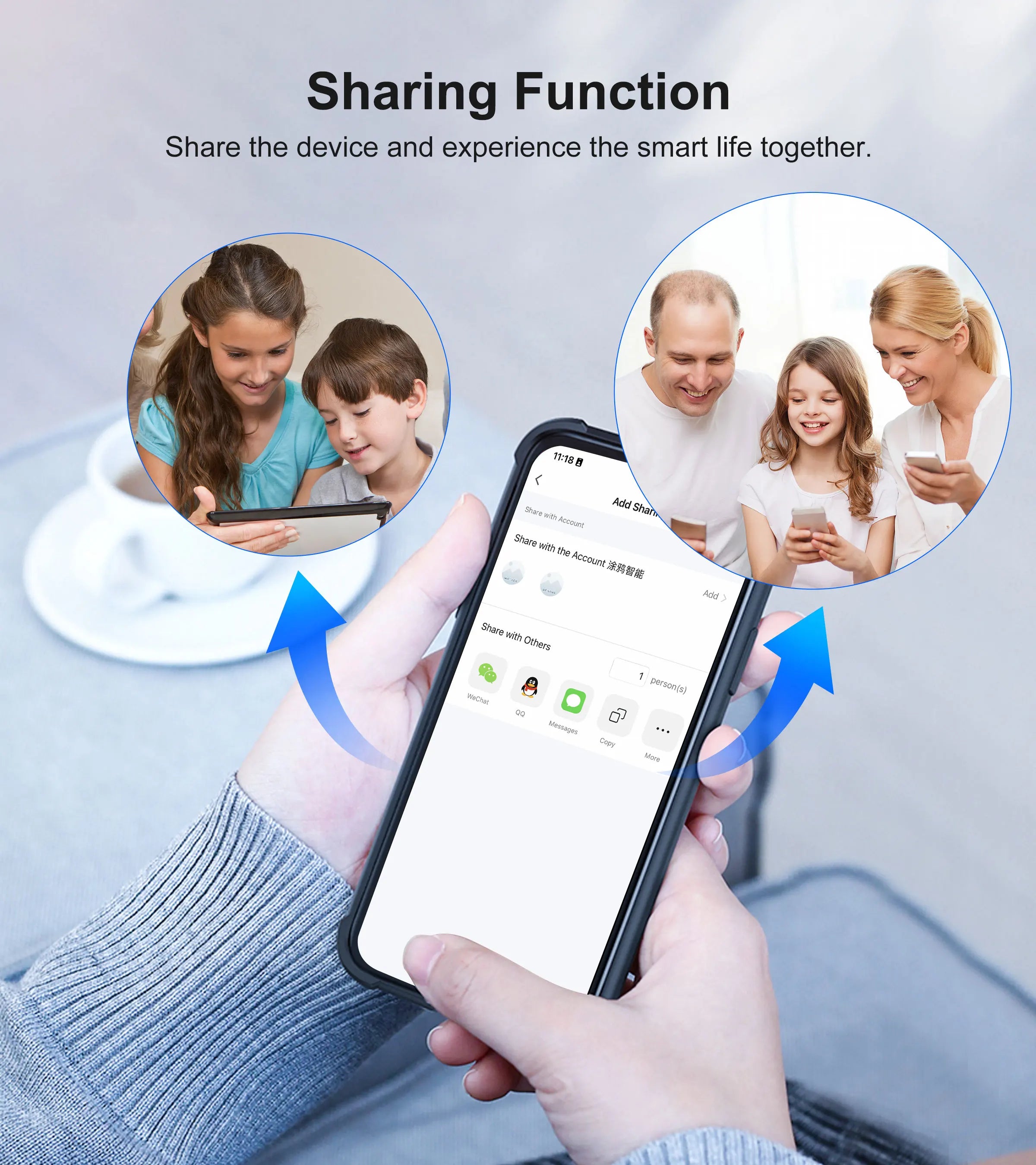 GIRIER Tuya WiFi RF433 Curtain Switch Module for Roller Shutter