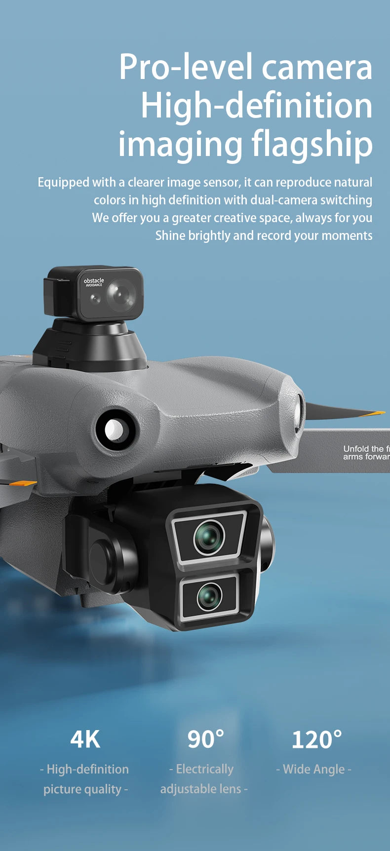 L300 MAX 4K HD Drone with Screen, 5G GPS & Brushless Motor