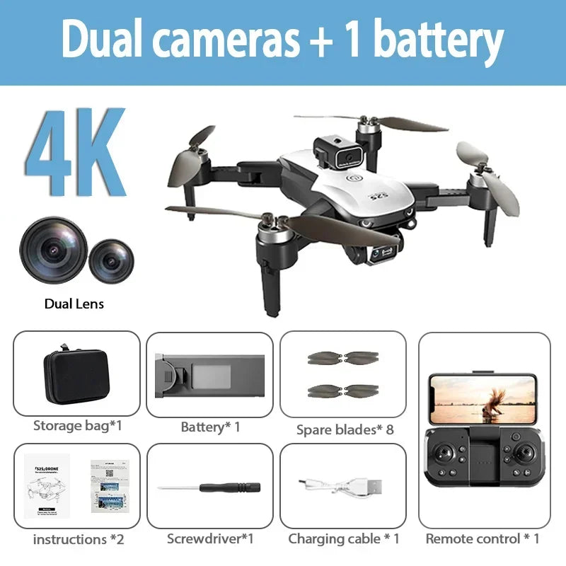 S2S Mini Drone 8K HD Camera with Obstacle Avoidance & Foldable Design