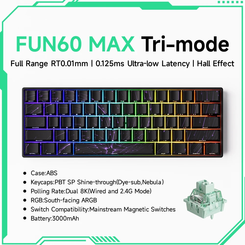 Akko MonsGeek FUN60 60% Mechanical Gaming Keyboard