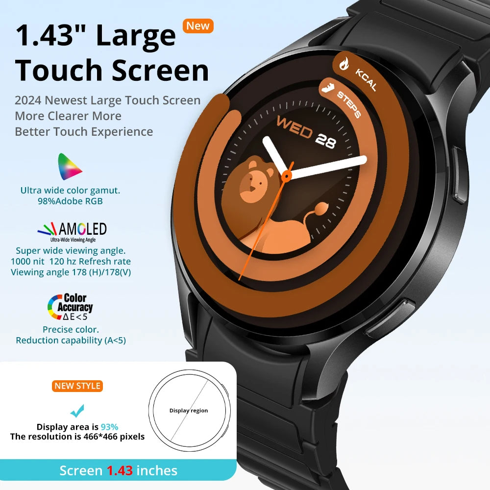 COLMI i28 Ultra AI Smartwatch with AMOLED & Bluetooth Call