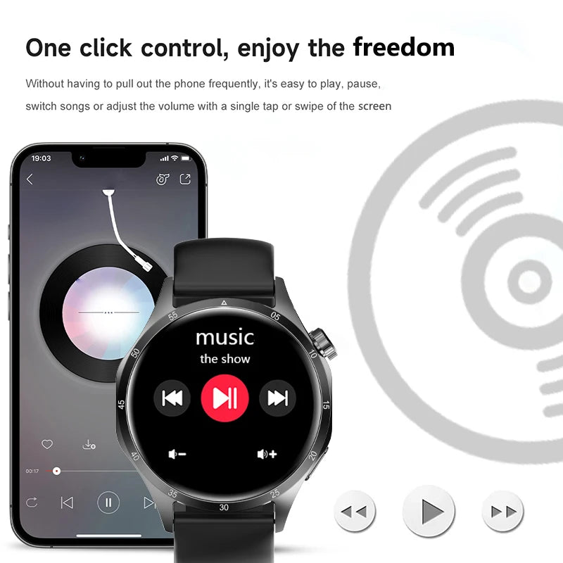 2025 Men’s Smartwatch with AMOLED, GPS & Bluetooth Calls
