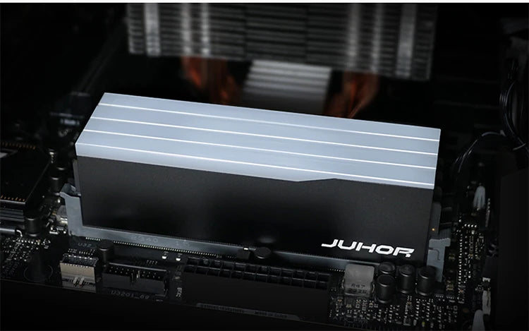 JUHOR DDR5 RGB Desktop RAM – 16GB 6000–6400MHz PC5 DIMM Memory