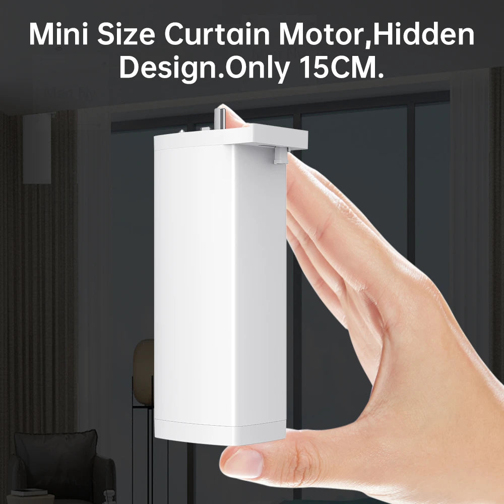 Tuya ZigBee/WiFi Smart Curtain Motor 155mm Silent Electric Shutter