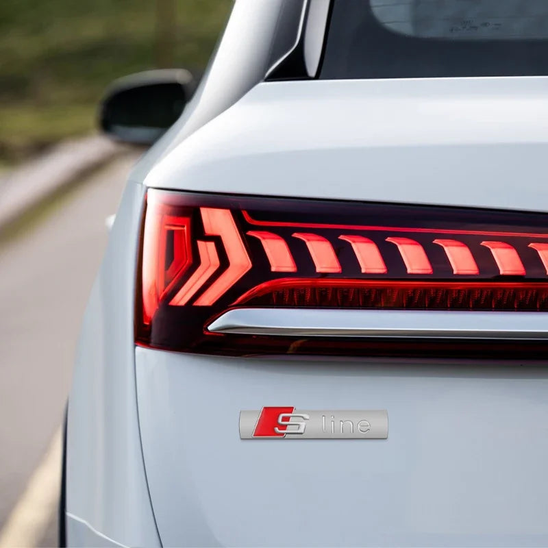 Car Front Grille Hood Emblem Badge for Audi S-Line RS