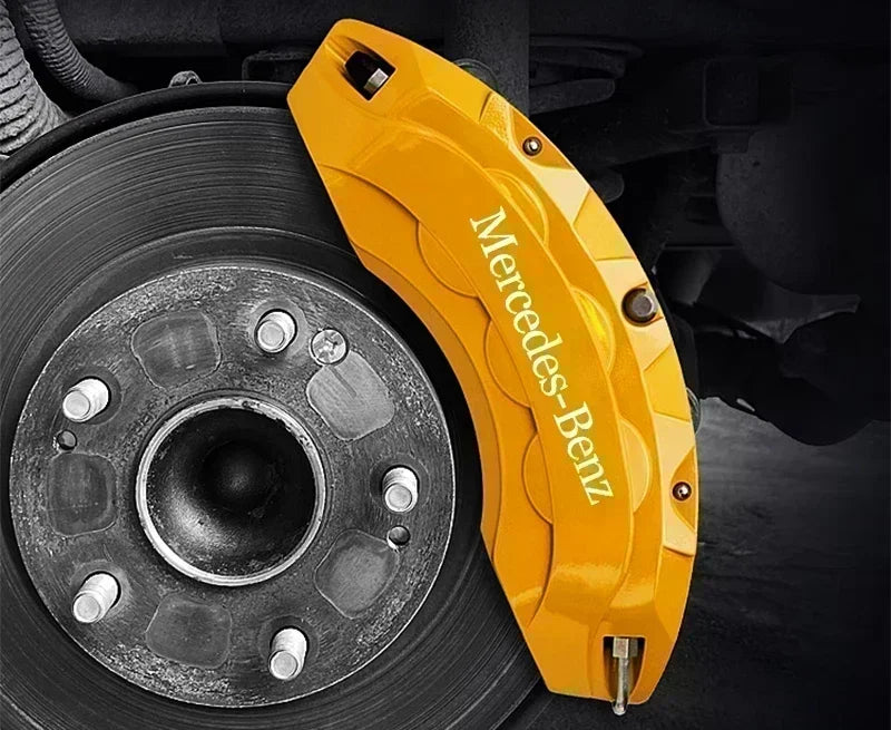 6pcs Brake Caliper Stickers Heat-Resistant Decals for Mercedes-Benz