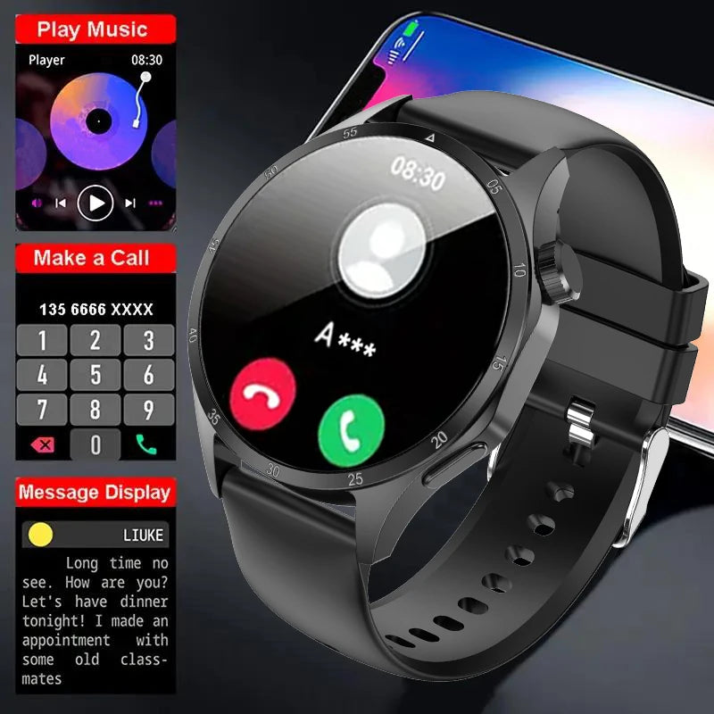 2025 Men’s Smartwatch with AMOLED, GPS & Bluetooth Calls