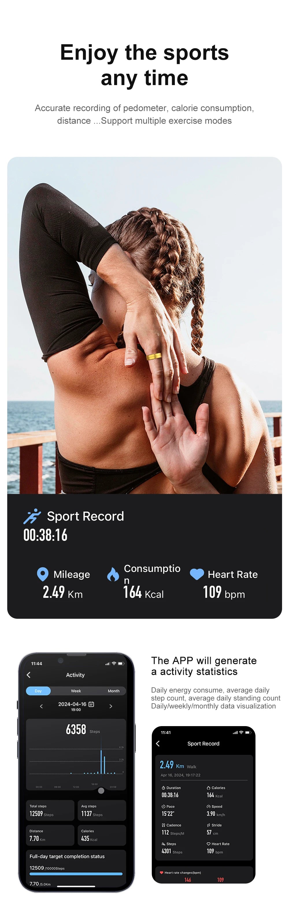 COLMI R06 Smart Ring 2024 Heart Rate