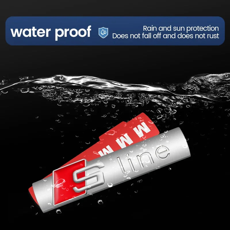 Car Front Grille Hood Emblem Badge for Audi S-Line RS