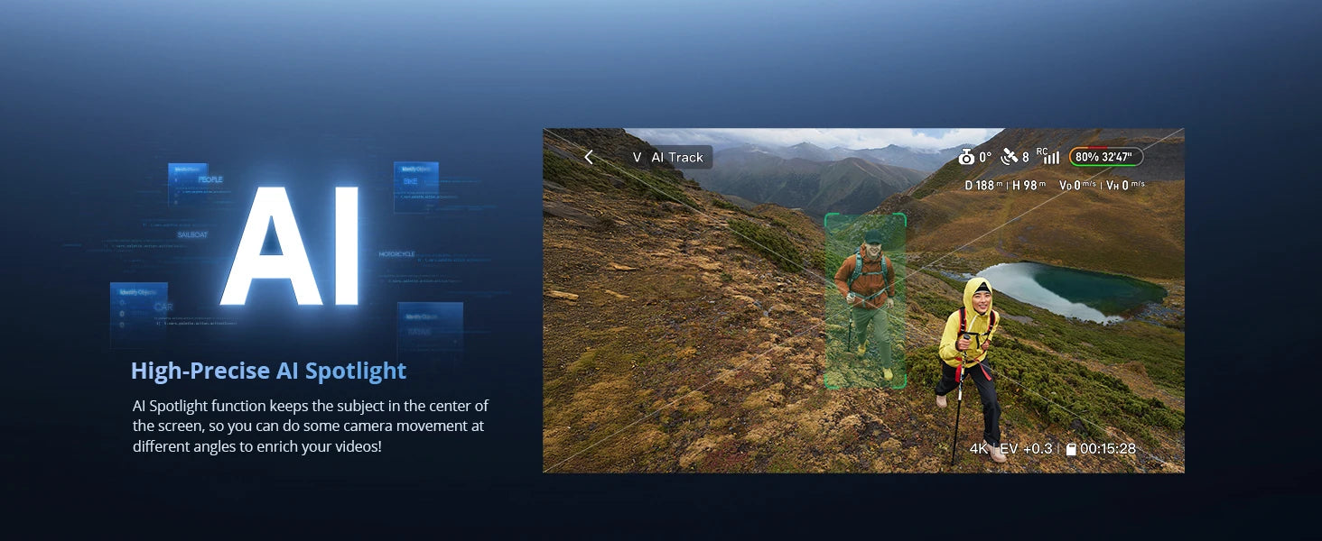 Potensic ATOM 2 4K HDR Camera Drone with 3-Axis Gimbal & 8K Photo