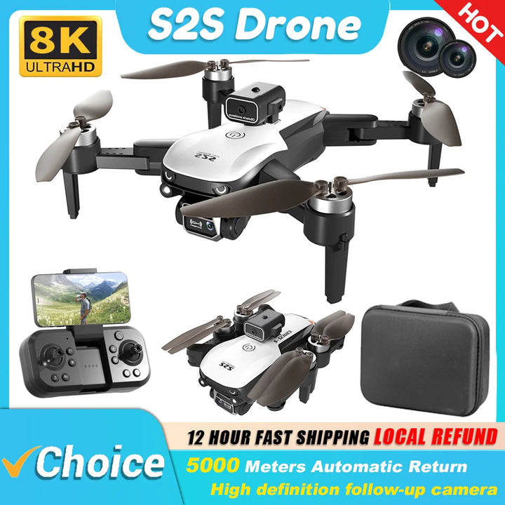 KBDFA S2S Mini Drone with 4K/8K HD Camera