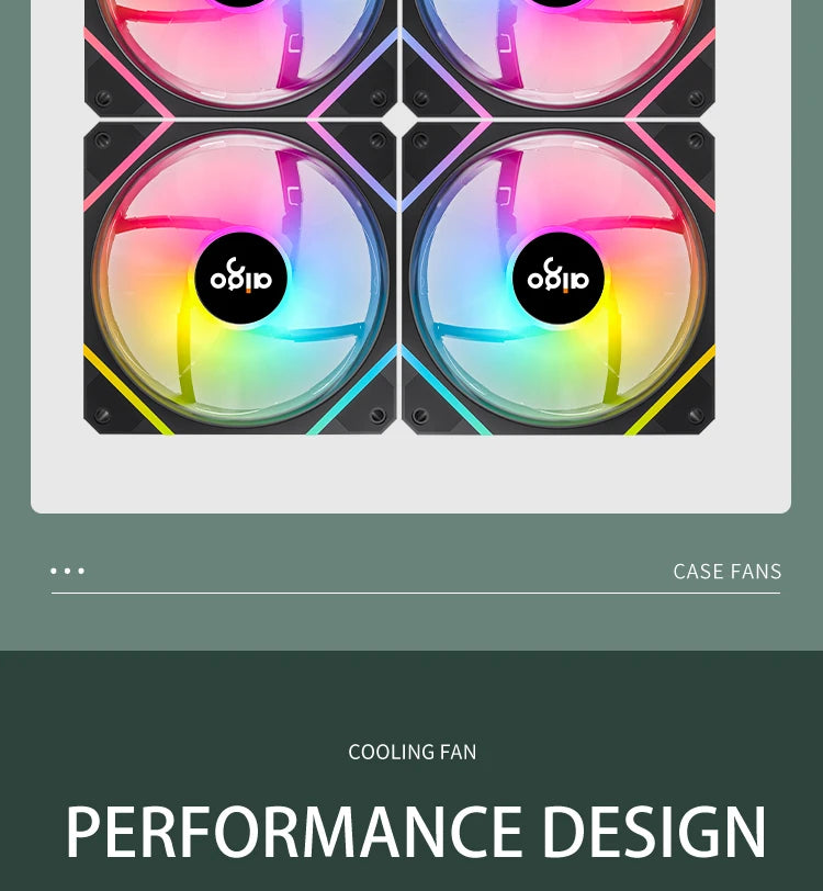 Aigo AM12 RGB 120mm PC Case Fan Kit