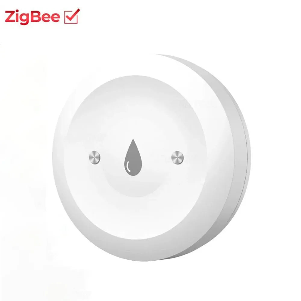 Tuya ZigBee Water Leak Sensor Smart Life 2MQTT Water Immersion Alarm Detector
