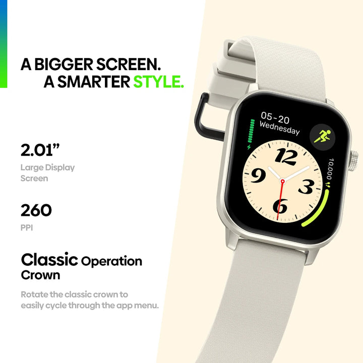 Zeblaze GTS 3 GPS Smartwatch 2025 with 2.01" Display & Calls