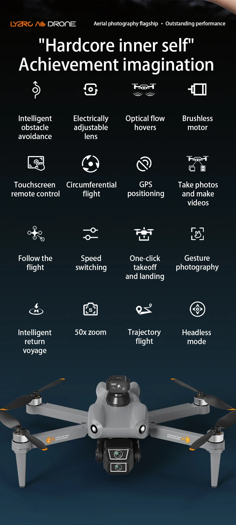 L300 MAX 4K HD Drone with Screen, 5G GPS & Brushless Motor