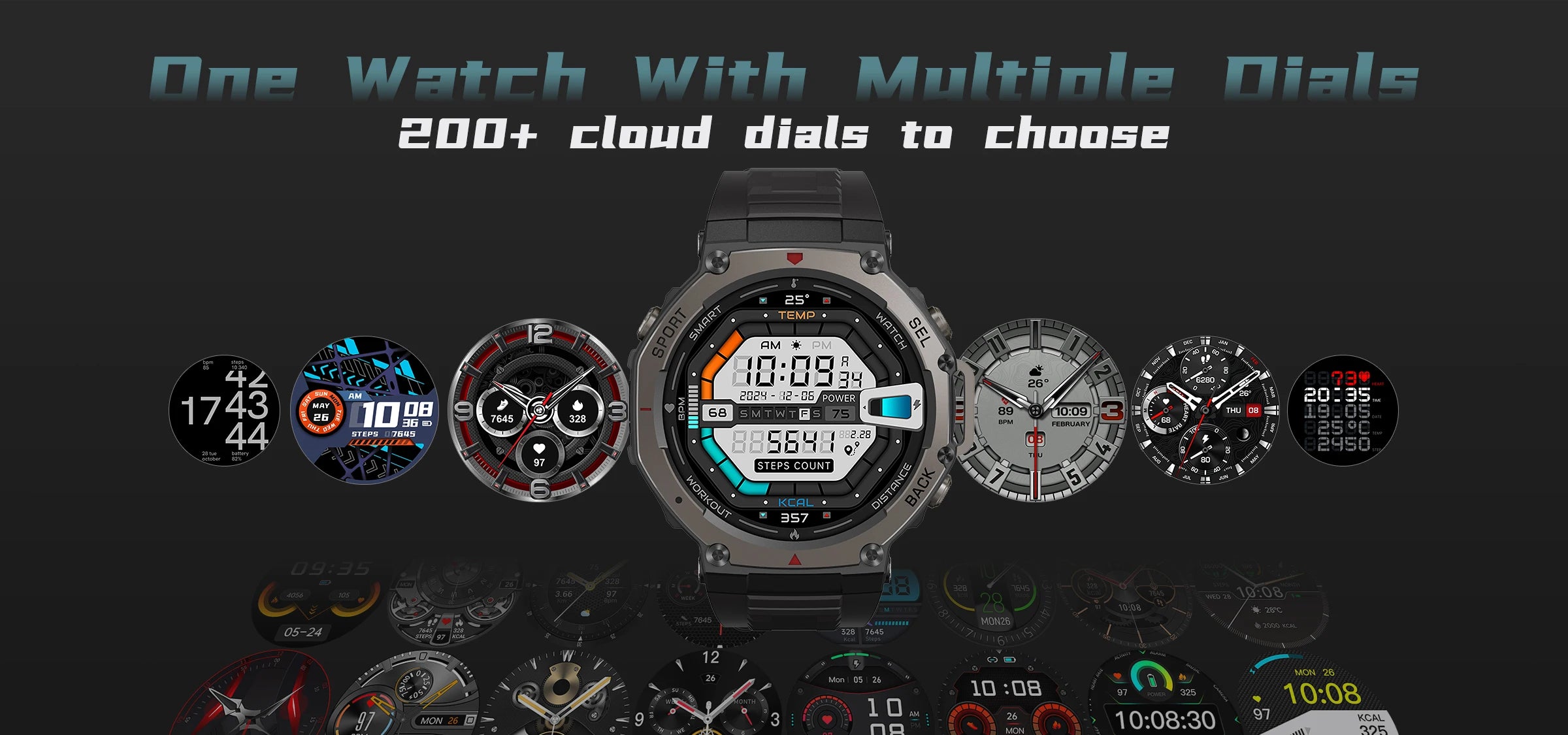 T-Rex 3 Ultra GPS Smartwatch 2025 with Dual-Band GNSS & Compass