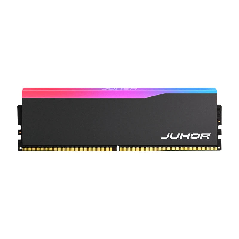 JUHOR DDR5 RGB Desktop RAM – 16GB 6000–6400MHz PC5 DIMM Memory