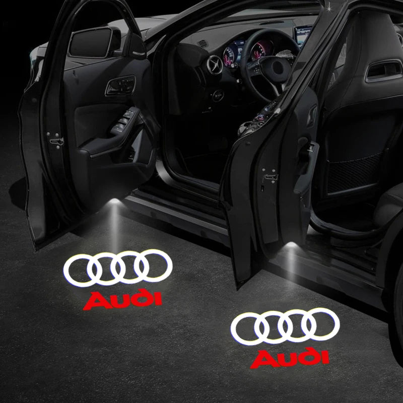 Car Door LED Welcome Lights Projector Lamps for Audi Sline Series