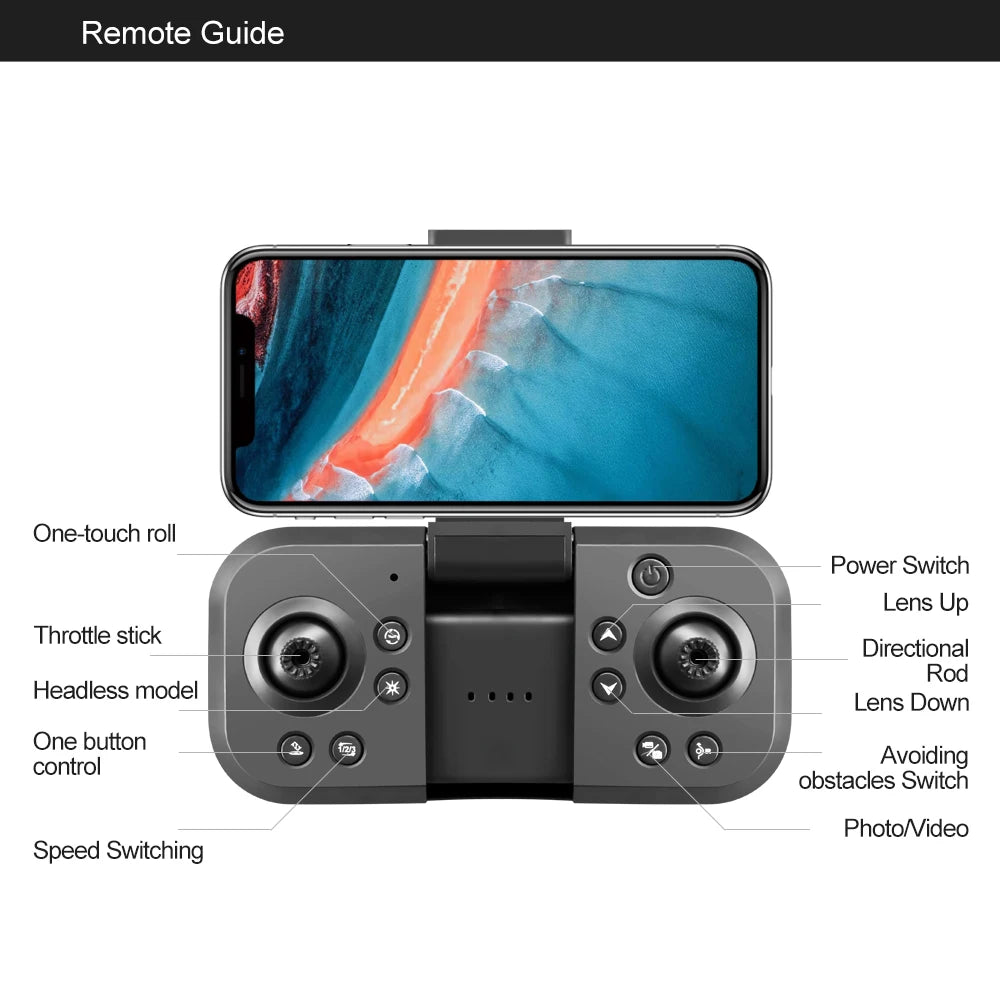 KBDFA S2S Mini Drone with 4K/8K HD Camera