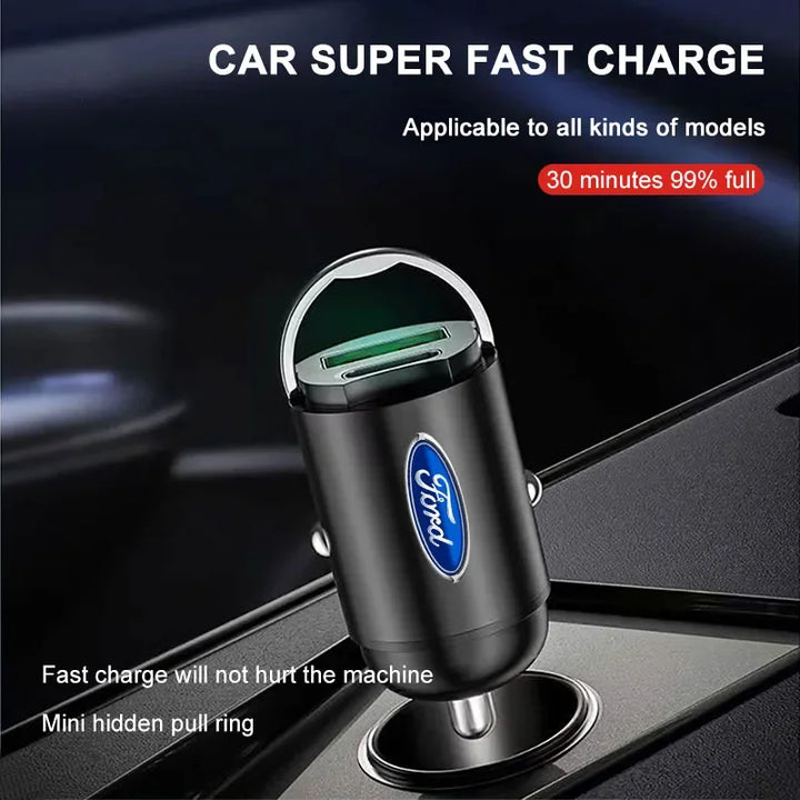 USB Type-C Fast Charger Adapter for Ford Focus, Mondeo, Fiesta, Escape
