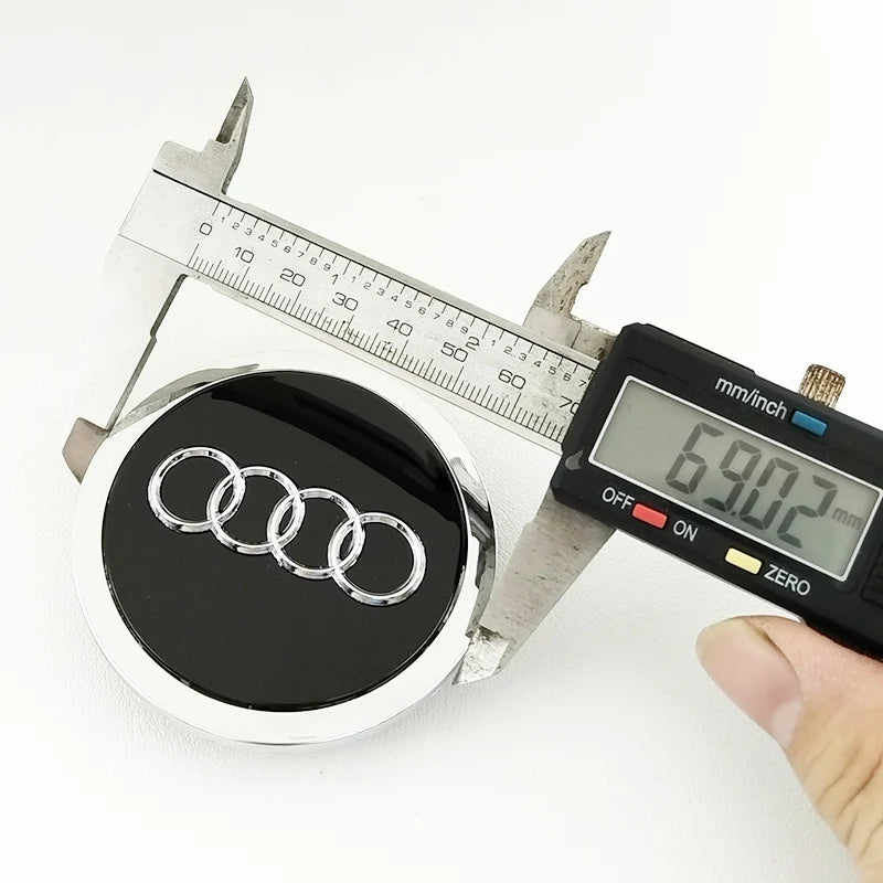 4pcs Car Wheel Center Hub Caps for Audi – 60mm–77mm