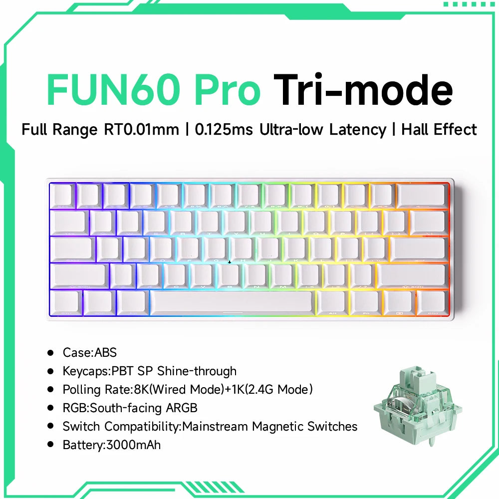 Akko MonsGeek FUN60 60% Mechanical Gaming Keyboard