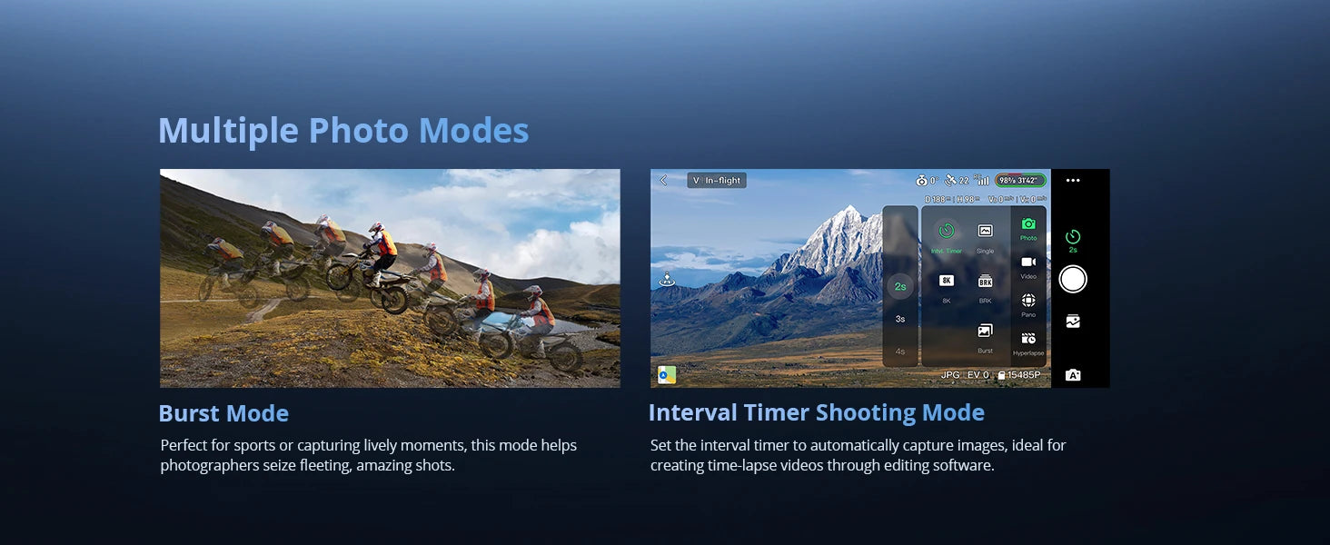 Potensic ATOM 2 4K HDR Camera Drone with 3-Axis Gimbal & 8K Photo