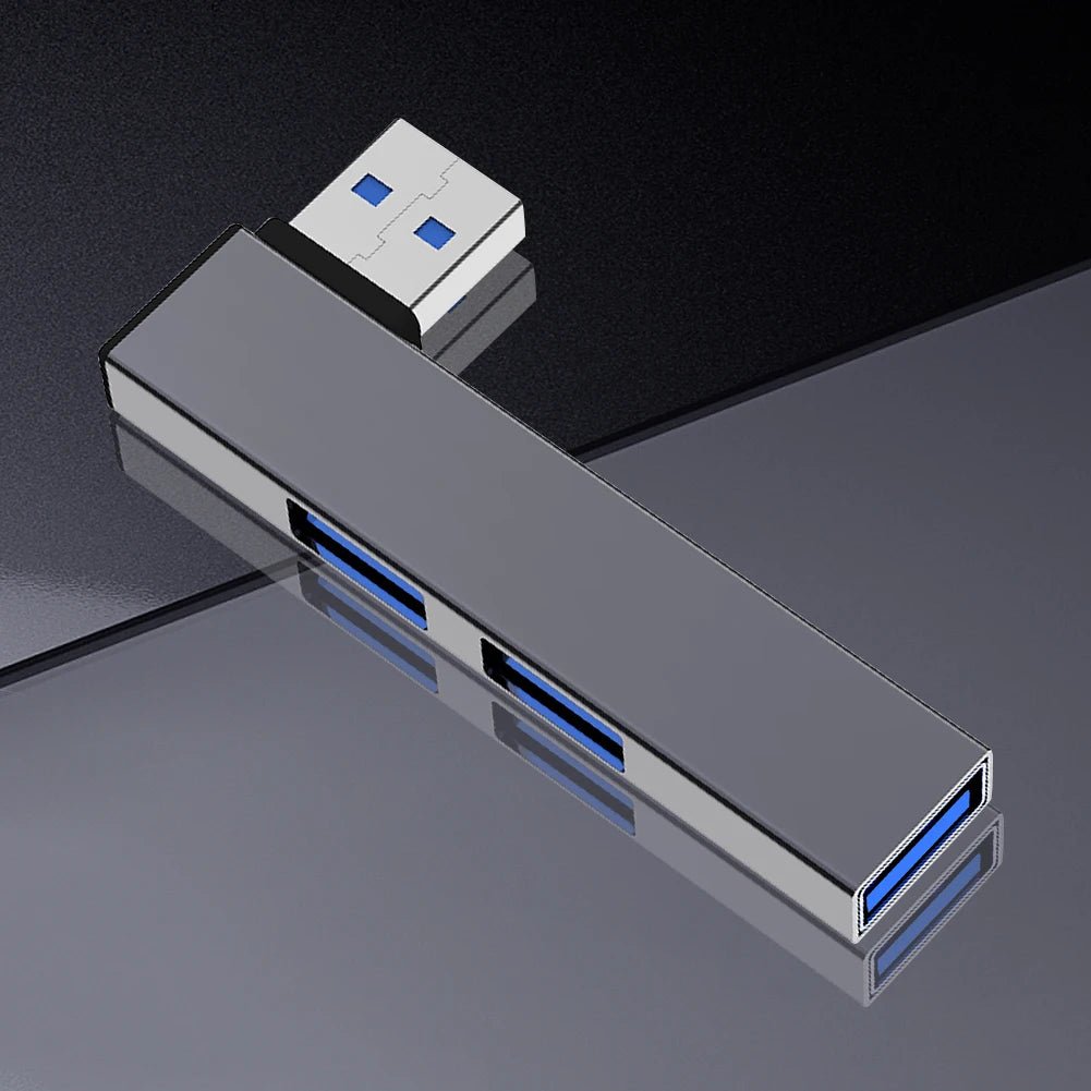3-in-1 USB Hub – Type-C & USB 3.0 Splitter