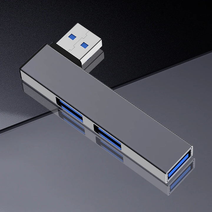 3-in-1 USB Hub – Type-C & USB 3.0 Splitter