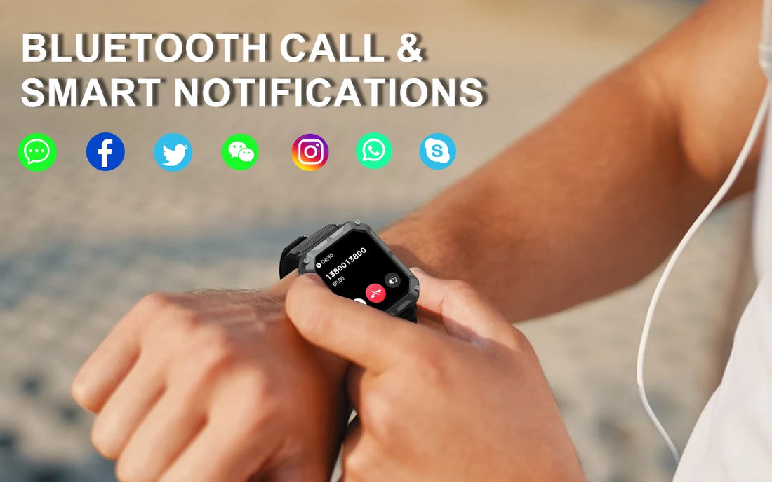 C20 Pro Smartwatch with Voice Assistant & Wireless Call