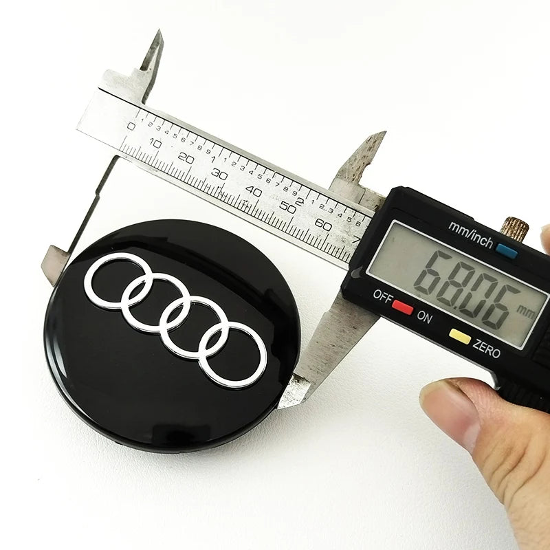 4pcs Car Wheel Center Hub Caps for Audi – 60mm–77mm