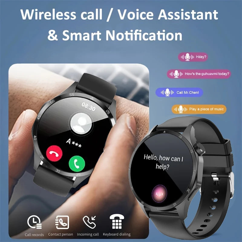 2025 Men’s Smartwatch with AMOLED, GPS & Bluetooth Calls