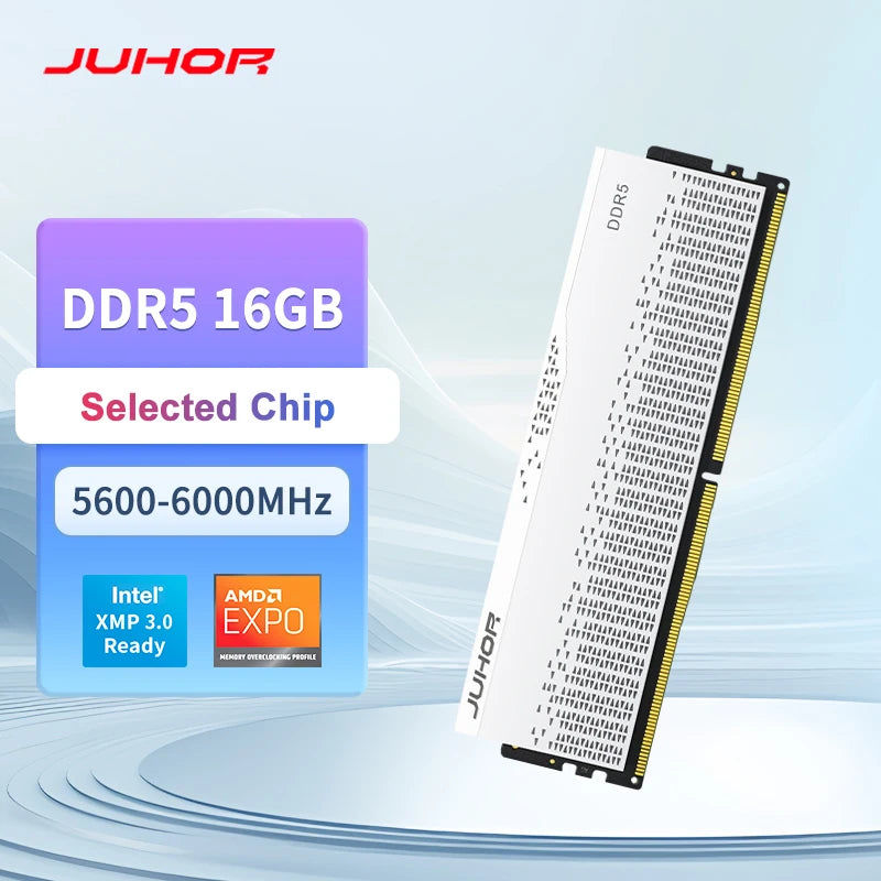 JUHOR DDR5 RAM – 16GB/32GB Desktop Memory