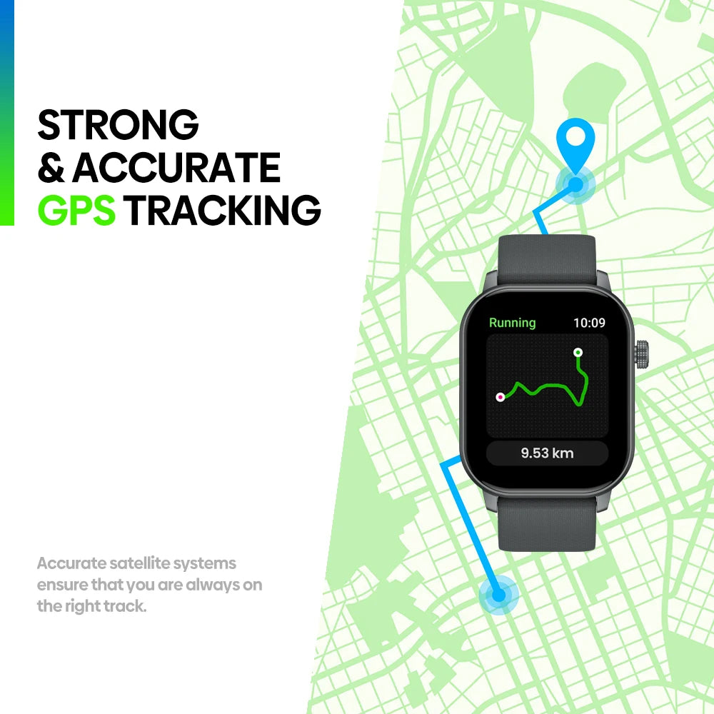 Zeblaze GTS 3 GPS Smartwatch 2025 with 2.01" Display & Calls