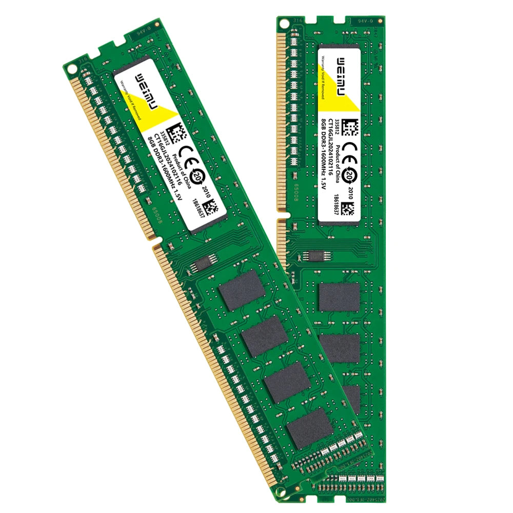 DDR3 & DDR4 Desktop RAM – 4GB/8GB/16GB 240-Pin DIMM