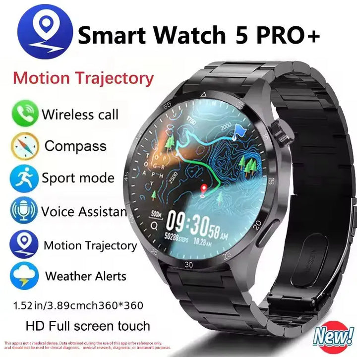2025 Men’s Smartwatch with AMOLED, GPS & Bluetooth Calls