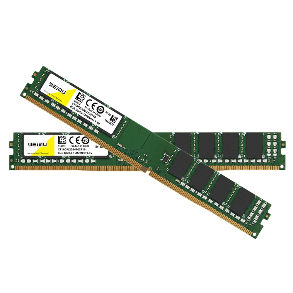 DDR3 & DDR4 Desktop RAM – 4GB/8GB/16GB 240-Pin DIMM