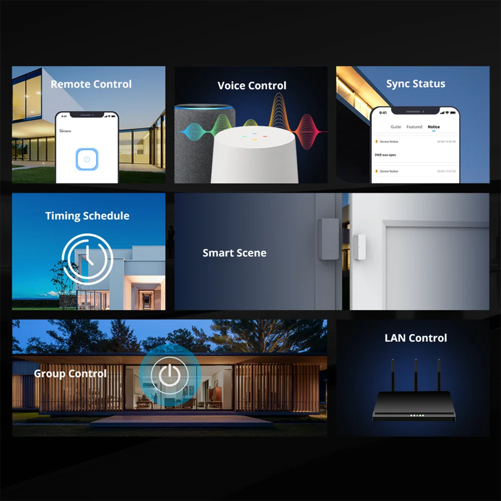 SONOFF Basic R2 Mini WiFi Smart Switch DIY Module APP Remote Control 220V