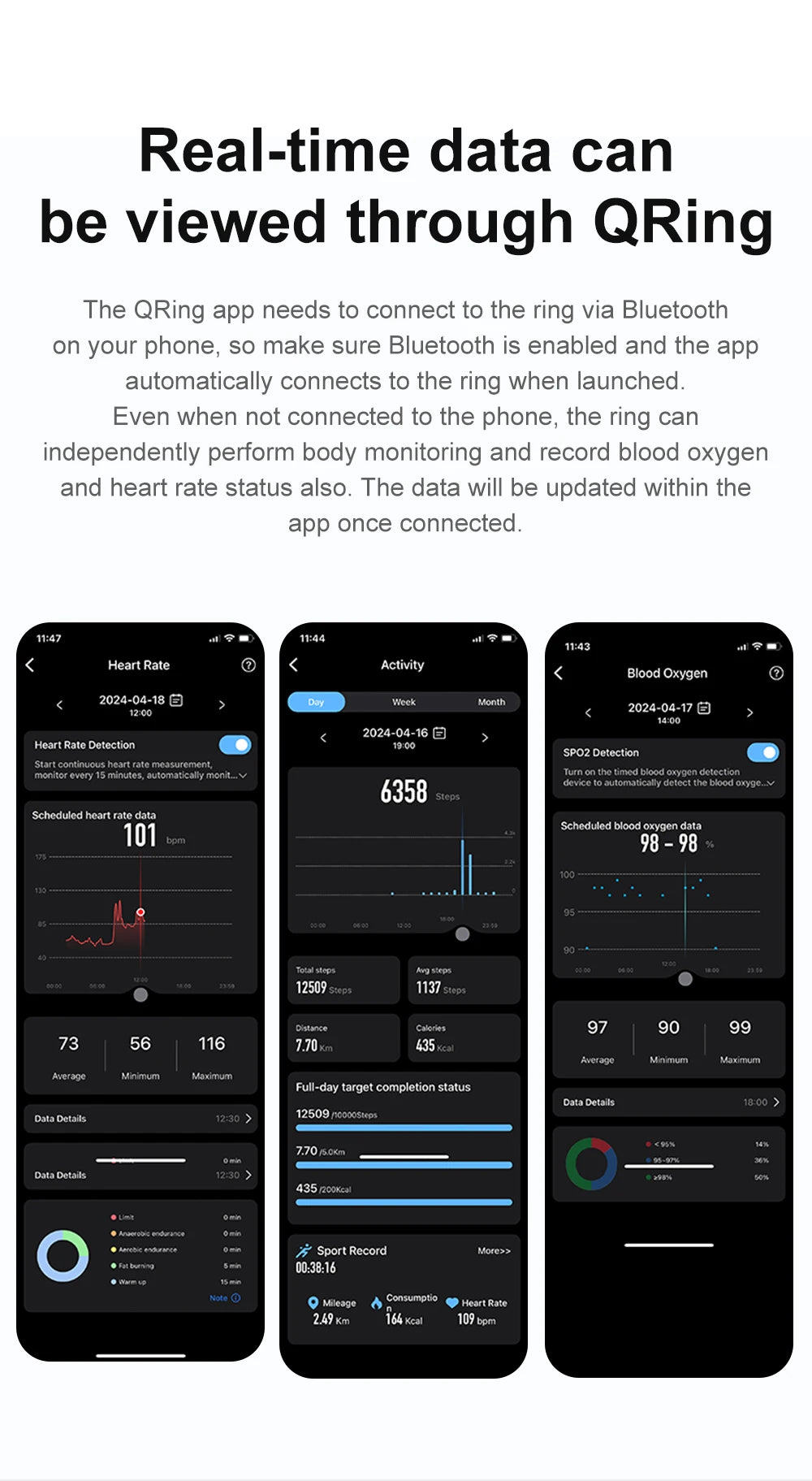 COLMI R06 Smart Ring 2024 Heart Rate