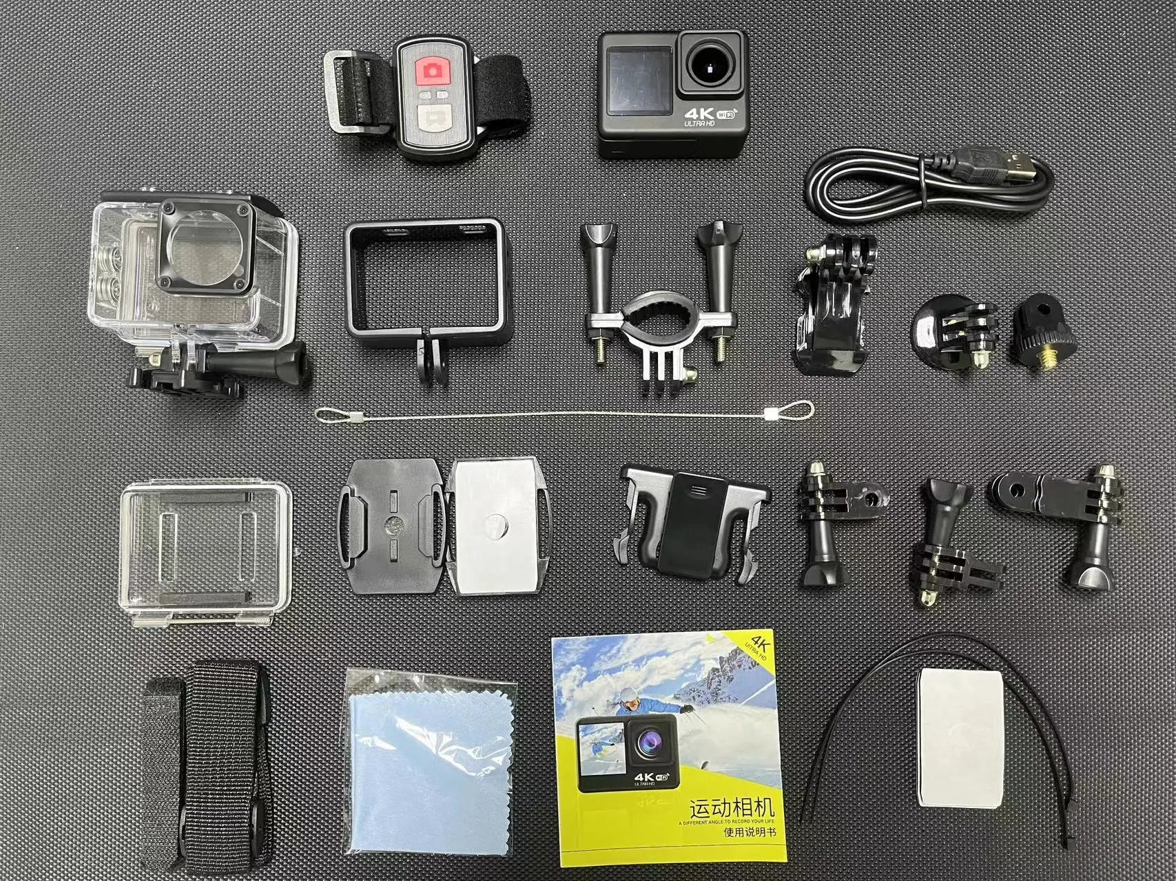 Ultra HD 4K Action Camera Waterproof with WiFi & 170° Wide Angle